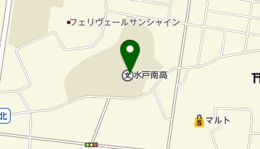 茨城県立 水戸南高等学校 通信制職員室の地図画像