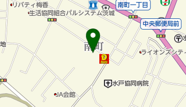 茨城県牛乳普及協会の地図画像