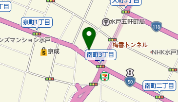 株式会社商工組合中央金庫水戸支店の地図画像