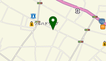 あくつクリーニングの地図画像