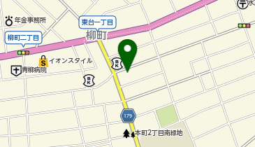 ふたば化粧品店本店の地図画像