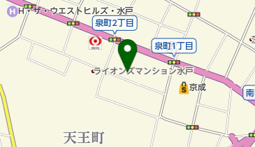 株式会社水戸警備保障の地図画像