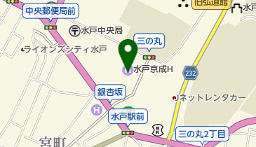 株式会社メニコン水戸営業所の地図画像