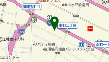絹絵屋水戸店の地図画像