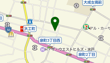 高野モータースの地図画像