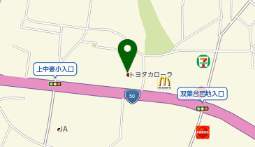 トヨタカローラ新茨城株式会社 水戸大塚店の地図画像