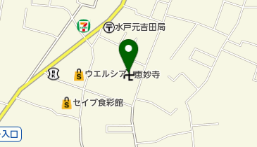 恵妙寺の地図画像