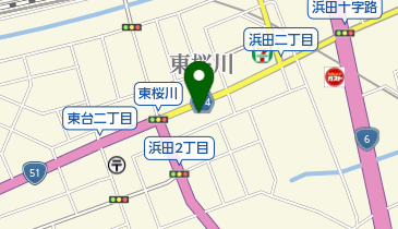 茗荷屋商店の地図画像