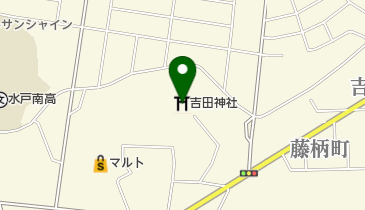 吉田神社の地図画像