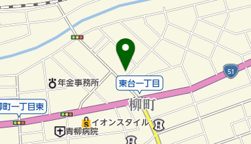 木内生花果実店の地図画像