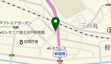 松月製麺所柵町店の地図画像