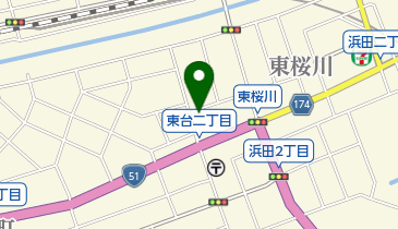 有限会社田口商店の地図画像