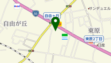 サーパス東原管理事務室の地図画像