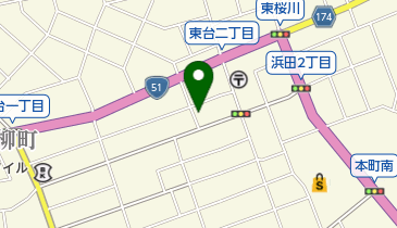 有限会社和久井商店の地図画像