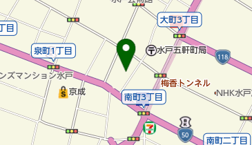 アライ美容室の地図画像