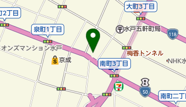 レディース美容室の地図画像