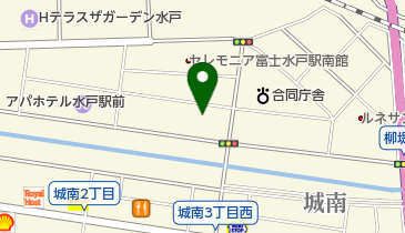 自治労共済茨城県支部の地図画像