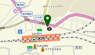 日新火災海上保険株式会社水戸サービス支店の地図画像