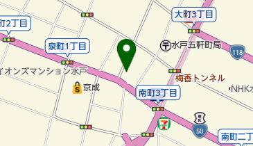 富国生命保険相互会社 水戸支社の地図画像