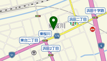 茅根樫材木工所の地図画像