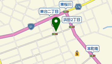 かめや食堂の地図画像