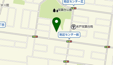 水戸市役所 市民センター 双葉台の地図画像