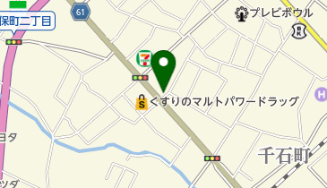 田舎料理里の地図画像