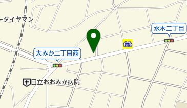 西山薬局大みか店の地図画像