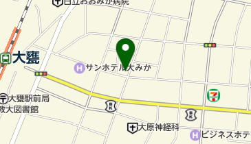 かんの美容室の地図画像