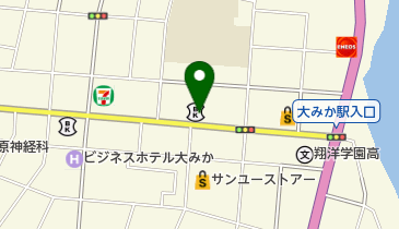 五来クリーニング 大みか店の地図画像