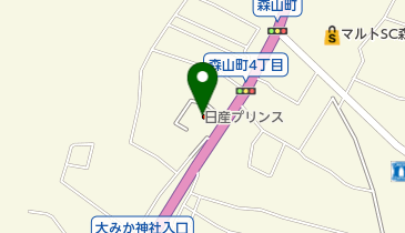 日産プリンス茨城販売株式会社 日立森山店の地図画像