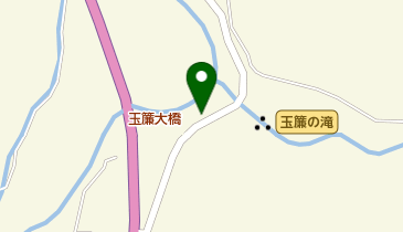 玉簾寺の地図画像