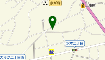 五来精肉水木店の地図画像