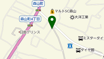 金田時計店の地図画像