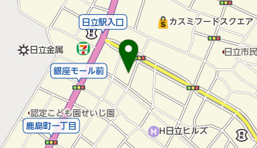 中央美容室の地図画像