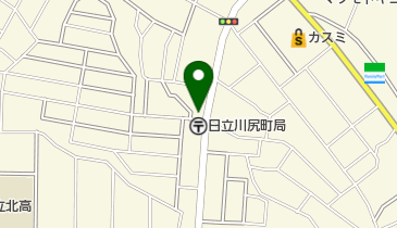 髪切虫の地図画像