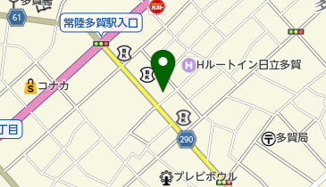 清和館理容室の地図画像