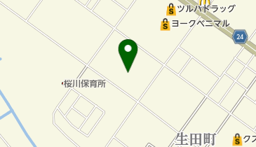 有限会社若山金物店の地図画像