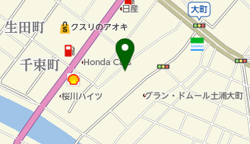 カトリック土浦教会の地図画像