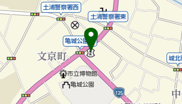 土浦ロータリークラブの地図画像