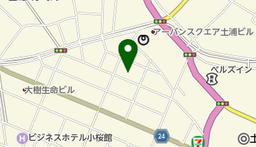 横田酒店の地図画像