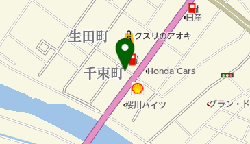 加藤自動車興業株式会社の地図画像