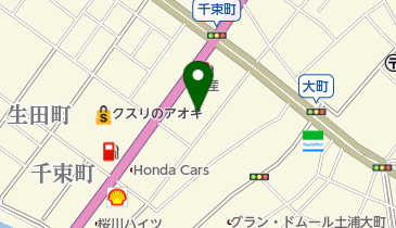 松本鈑金塗装の地図画像