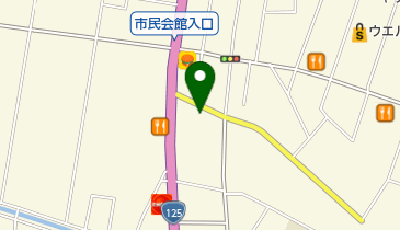 仲田整骨院の地図画像