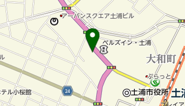 佐竹時計店の地図画像