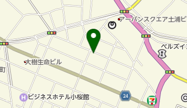 原時計店の地図画像