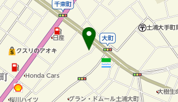 土浦鍼灸院の地図画像