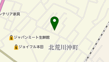 宇野美容室の地図画像