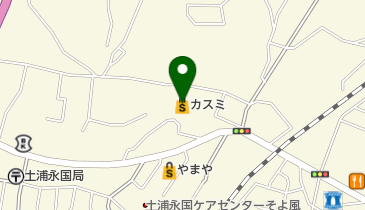 美容室ぱふ土浦店の地図画像