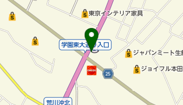 三協フロンテア株式会社 土浦出張所の地図画像